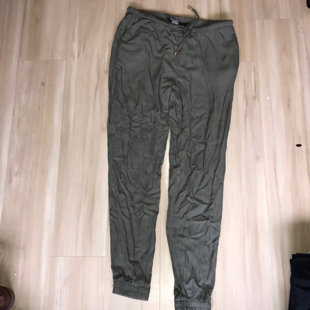 Army green pants